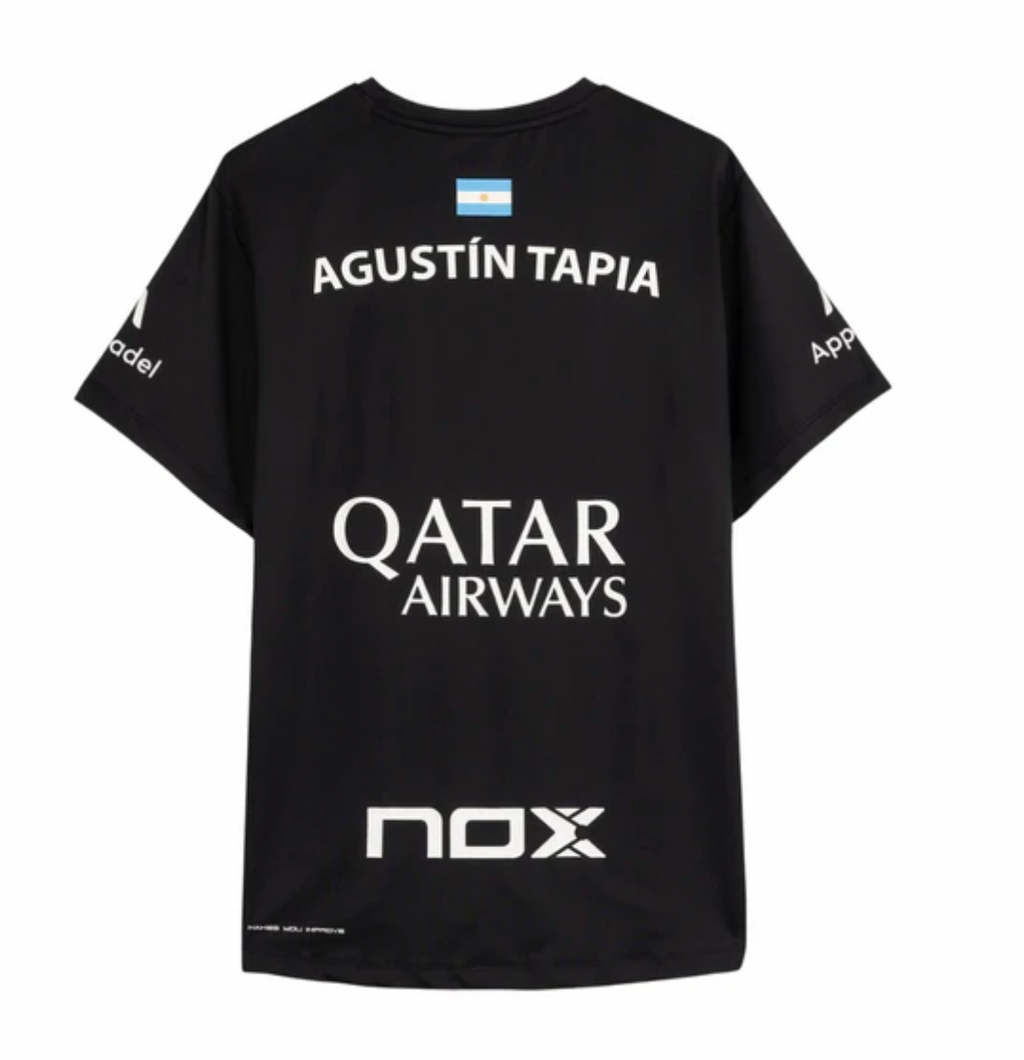 T-shirt Nox Agustin Tapia AT10 Noir 2025