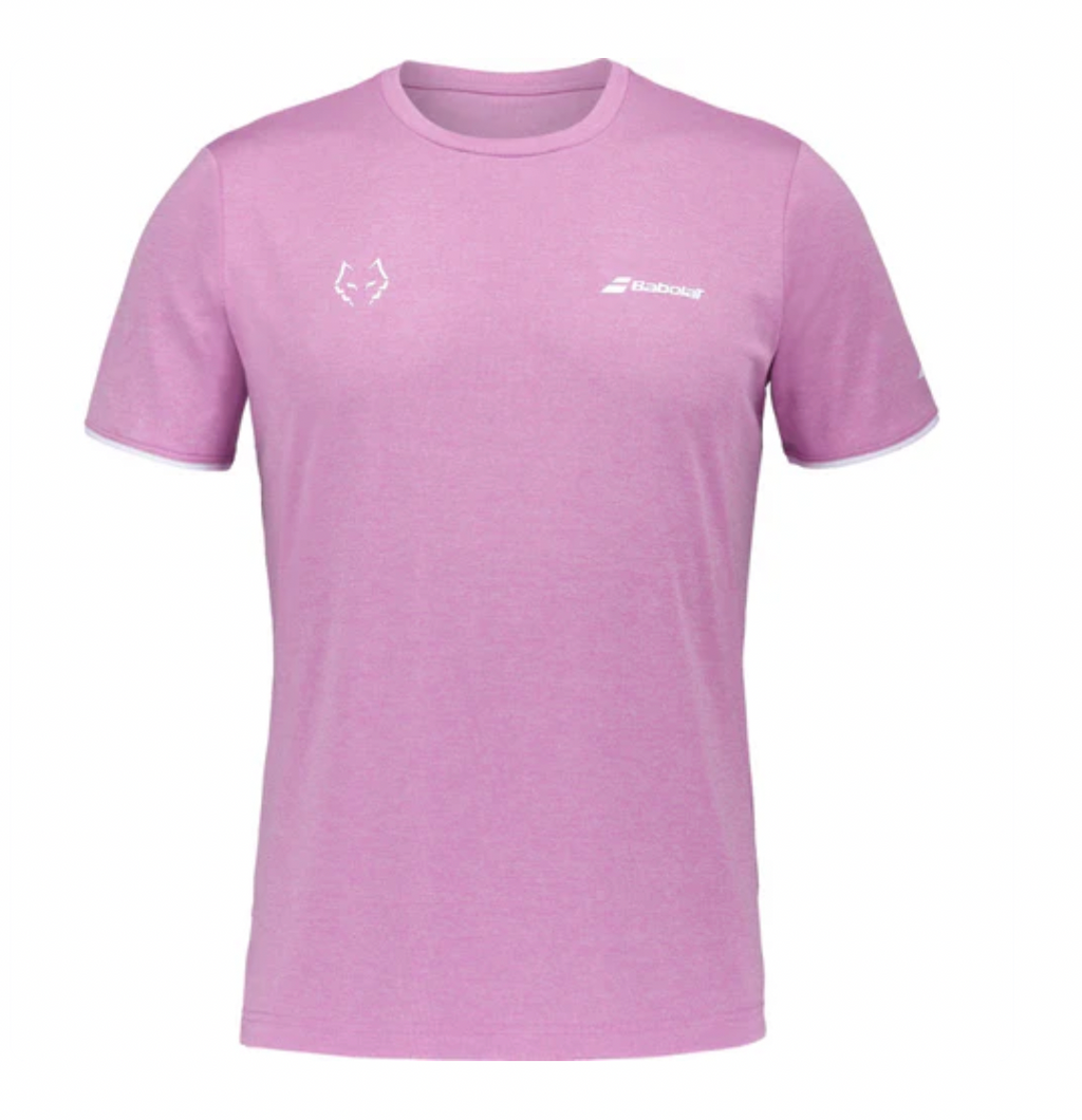 T-shirt Babolat Crew Neck Tee Lebron Rose 2025