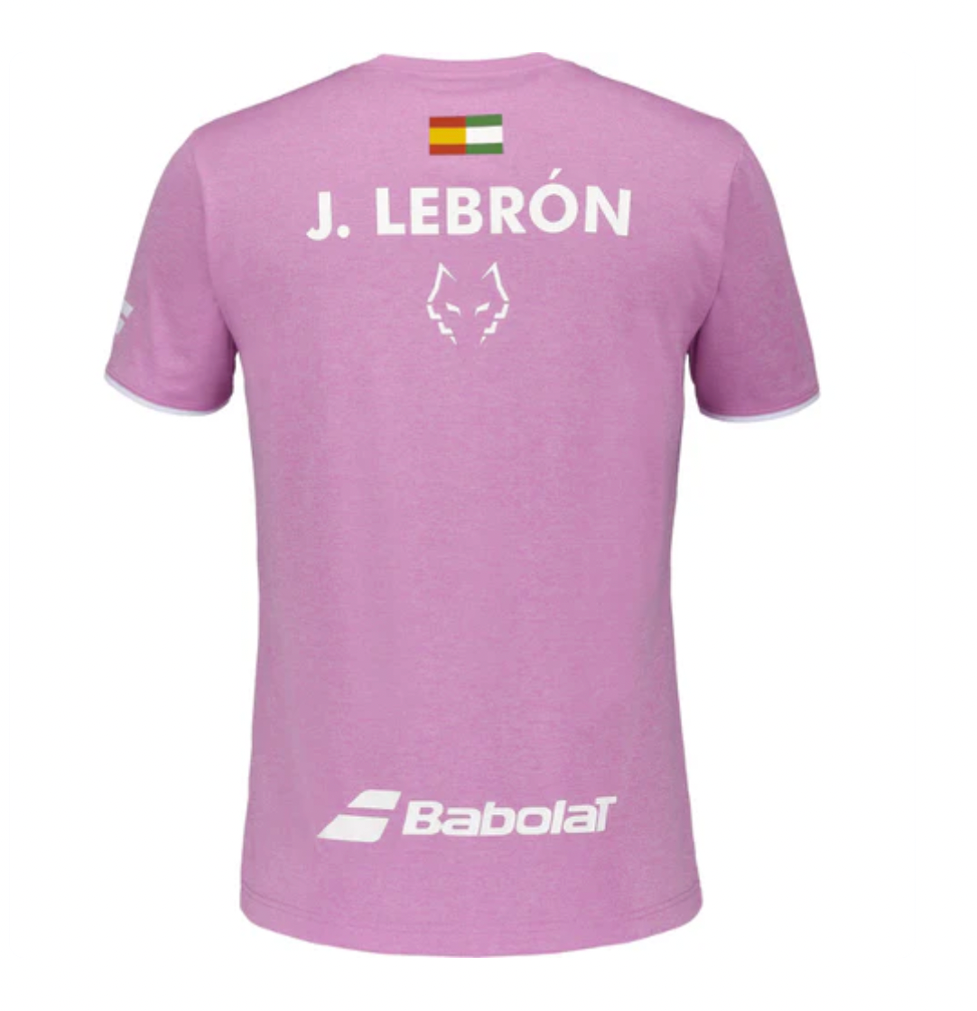 T-shirt Babolat Crew Neck Tee Lebron Rose 2025