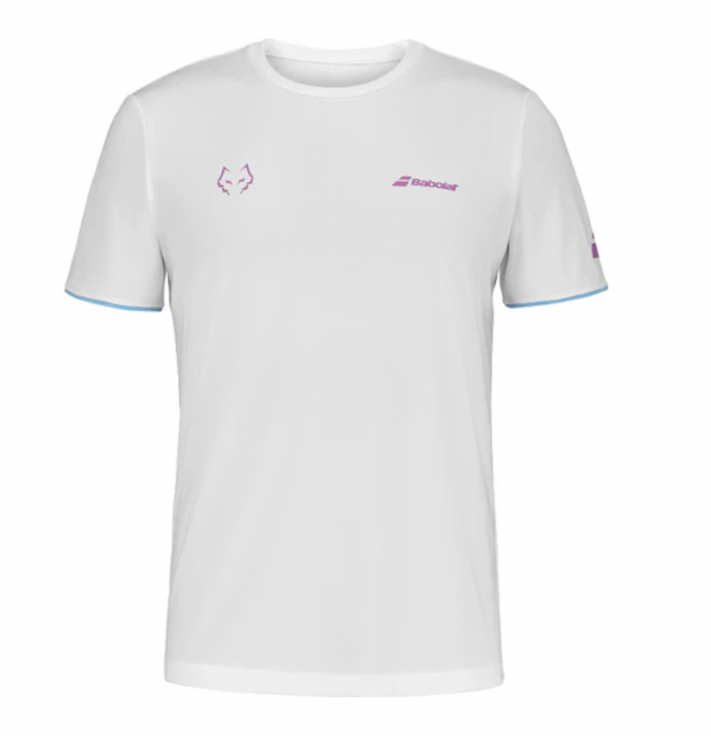 T-shirt Babolat Crew Neck Tee Lebron Blanc 2025