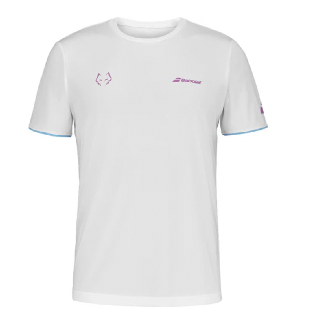 T-shirt Babolat Crew Neck Tee Lebron Blanc 2025