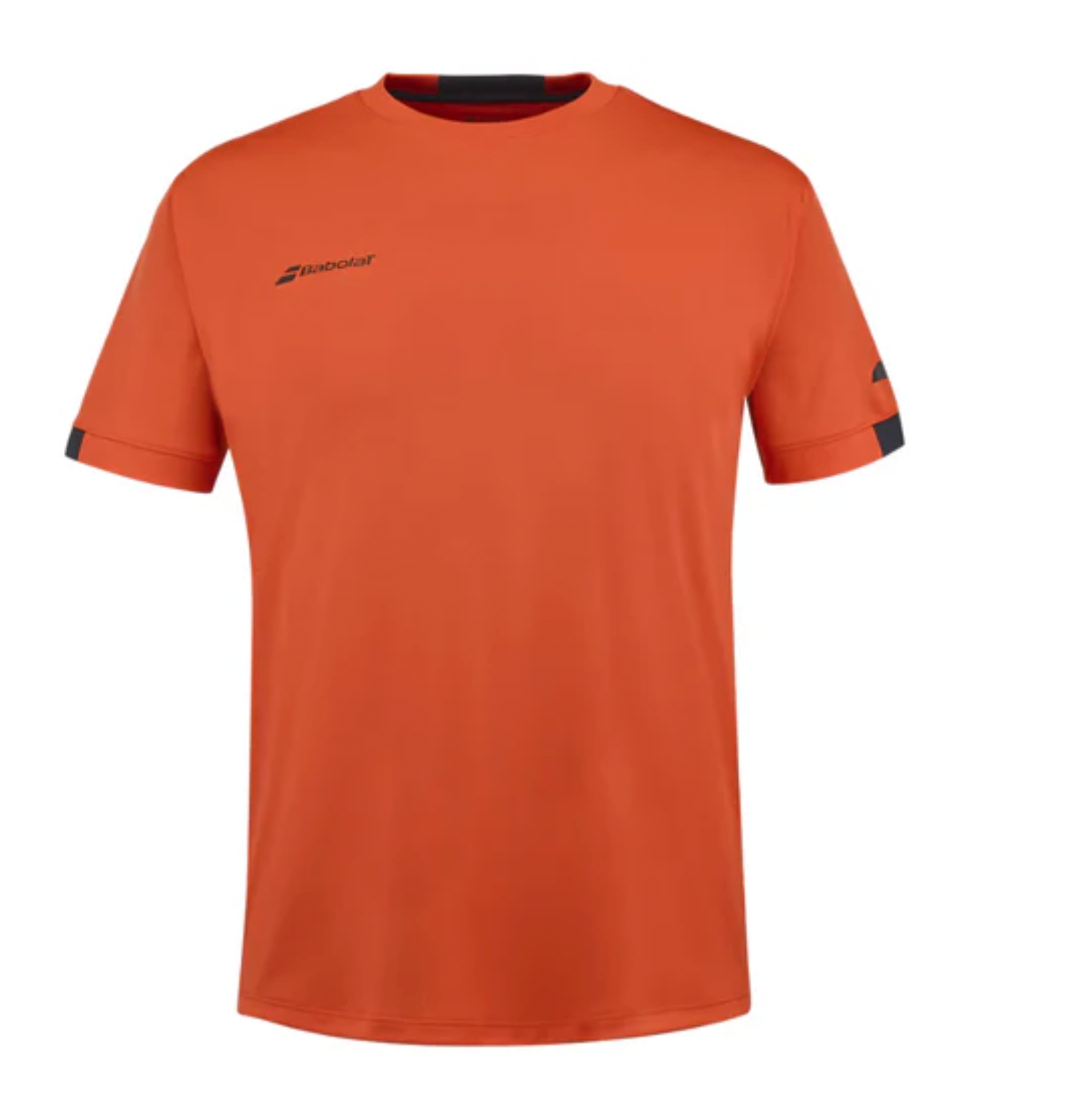 T-shirt Babolat Play Crew Neck Tee Rouge/Orange