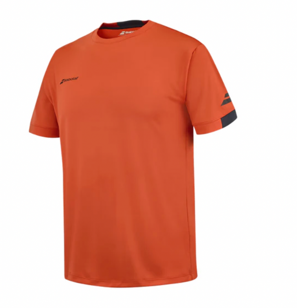 T-shirt Babolat Play Crew Neck Tee Rouge/Orange