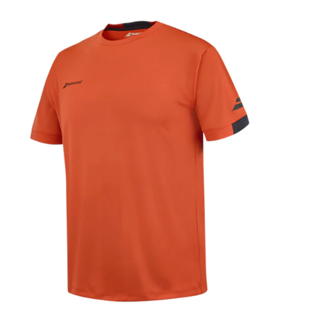 T-shirt Babolat Play Crew Neck Tee Rouge/Orange