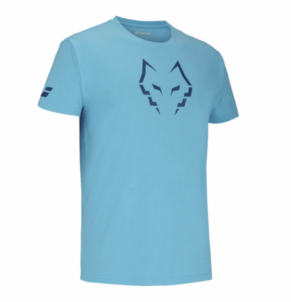 T-shirt Babolat Cotton Tee Lebron Bleu 2025