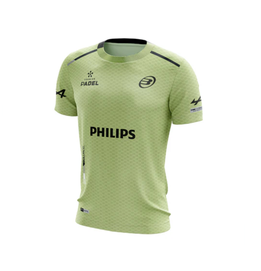 T-shirt Bullpadel Acilio Replica Di Nenno Jaune