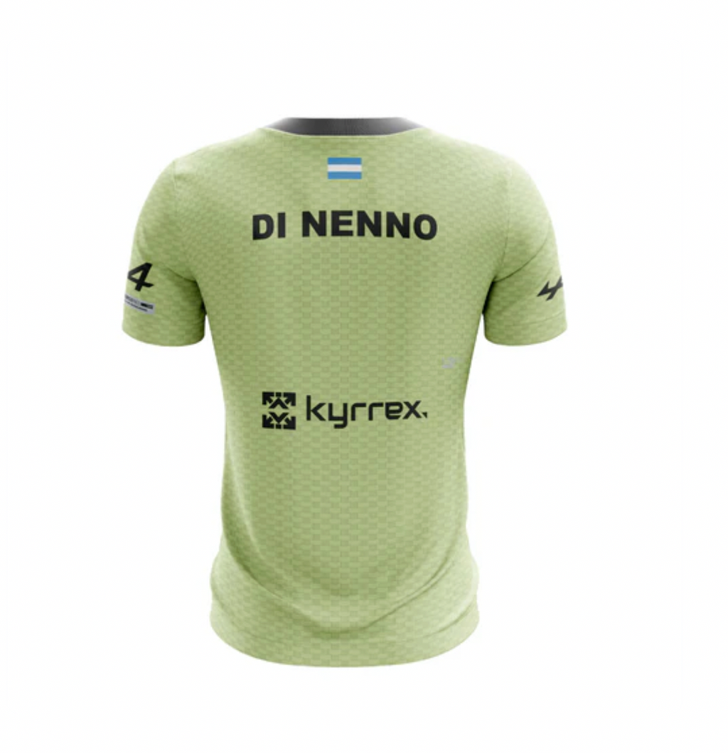 T-shirt Bullpadel Acilio Replica Di Nenno Jaune