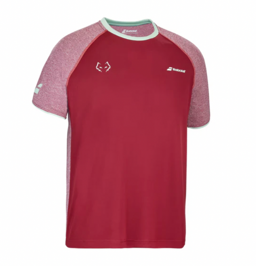 T-shirt Babolat Crew Neck Tee Lebron Rouge 2024