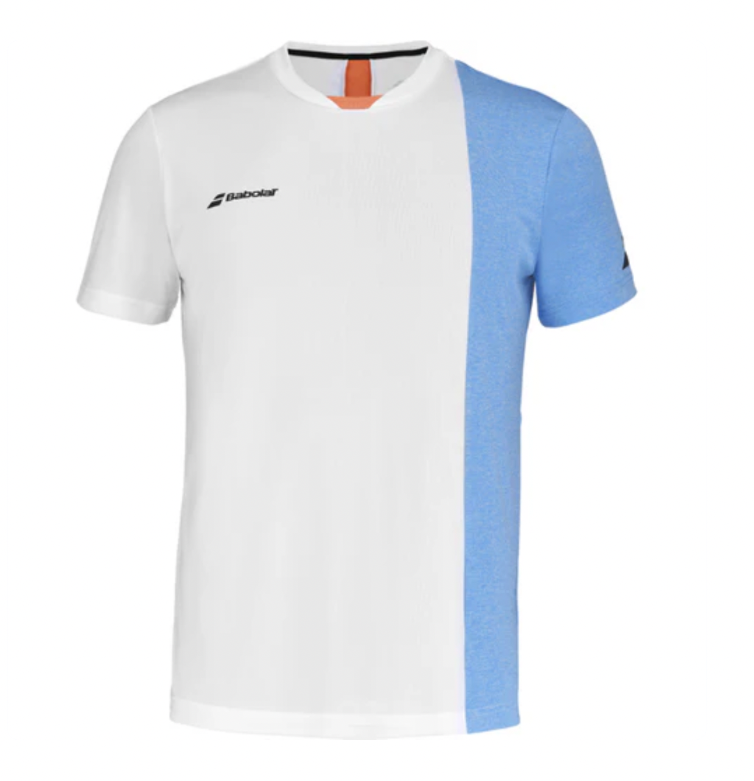 T-shirt Babolat Play Crew Neck Tee Blanc