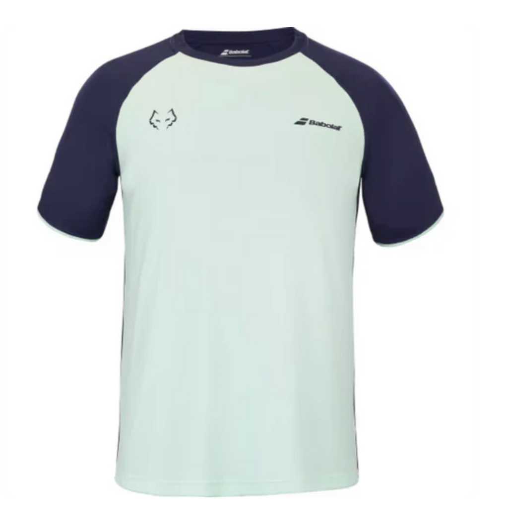 T-shirt Babolat Crew Neck Tee Juan Lebron Vert
