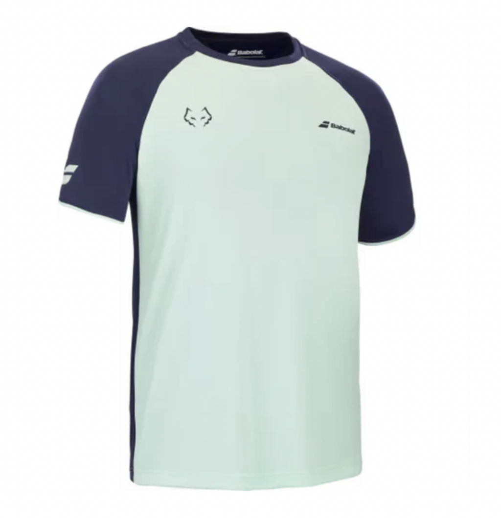 T-shirt Babolat Crew Neck Tee Juan Lebron Vert