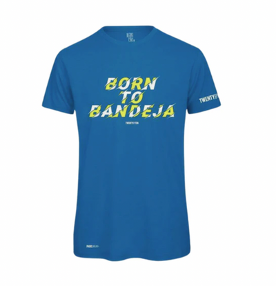 T-shirt TBT - Padel Wear® Born to Bandeja Coton Bleu