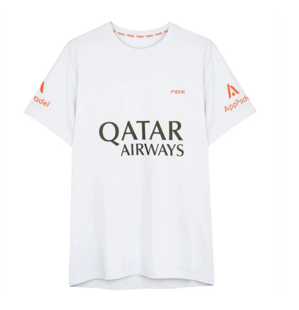 T-shirt Nox Agustin Tapia AT10 Blanc 2025